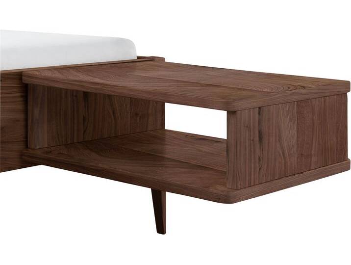Nachtkonsole HASENA Seva , braun (braun, nussbaum geölt), B:48cm H:16cm T:38cm, Massivholz, Sideboards von Hasena