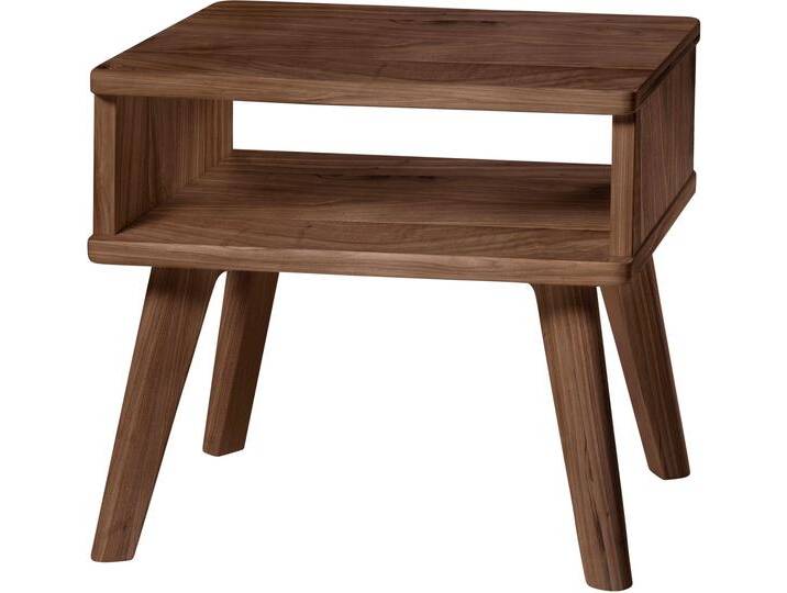 Nachtkonsole HASENA Stand , braun (braun, nussbaum geölt), B:48cm H:42cm T:38cm, Massivholz, Sideboards von Hasena