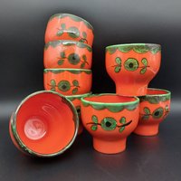 8 Gallo Design Piroschka Becher Bowlebecher 4661 70Er Villeroy & Boch 8 Gallo Design Piroschka Becher Bowlebecher 4661 70Er Villeroy & Boch von HashtagVintageEsmee