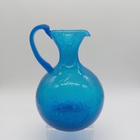 Glaskanne Karaffe Krug Mit Henkel Lufteinschlüsse Vintage Glaskanne Karaffe Krug Mit Henkel Lufteinschlüsse Vintage von HashtagVintageEsmee