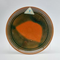 Pfrontner Keramik Schale Terracotta Grün Craquelé von HashtagVintageEsmee