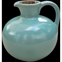 Vase Keramik Kännchen Hellblau Türkis Vintage Mid Century von HashtagVintageEsmee