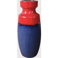Vase Scheurich 210-18 Blau Matt Rot Glänzend Vintage 60Er 70Er Midcentury Vase Scheurich 210-18 Blau Matt Rot Glänzend Vintage 60Er 70Er Midcentury von HashtagVintageEsmee