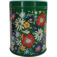 Vintage Metalldose Küchenbehälter Kaffeedose Blumen von HashtagVintageEsmee