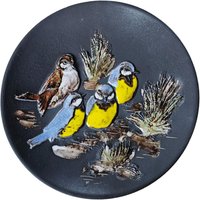 Wandteller Ruscha Keramik Handarbeit Vögel Vogelmotiv Vintage Wandteller Ruscha Keramik Handarbeit Vögel Vogelmotiv Vintage von HashtagVintageEsmee