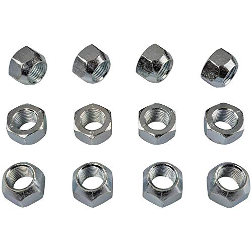 20x Silber Zink Radmuttern Mutter für STAHLFELGEN M12x1,5 SW19 von HASKYY