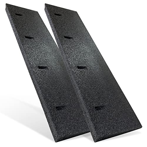 Bordsteinrampe Gummi schwarz 2X I Breite: 100 cm I Höhe: 45 mm I Rampe Gummikeil Rollstuhlrampe Auffahrrampe Auffahrkeil Auffahrhilfe Türschwellenrampe Autorampe von HASKYY