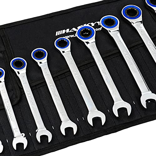 HASKYY 10-tlg Ratschenschlüssel-Set I 8-19mm Gabelschlüssel Ratschen-Schlüssel-Satz Maulschlüssel HASKYY 10-tlg Ratschenschlüssel-Set I 8-19mm Gabelschlüssel Ratschen-Schlüssel-Satz Maulschlüssel von HASKYY