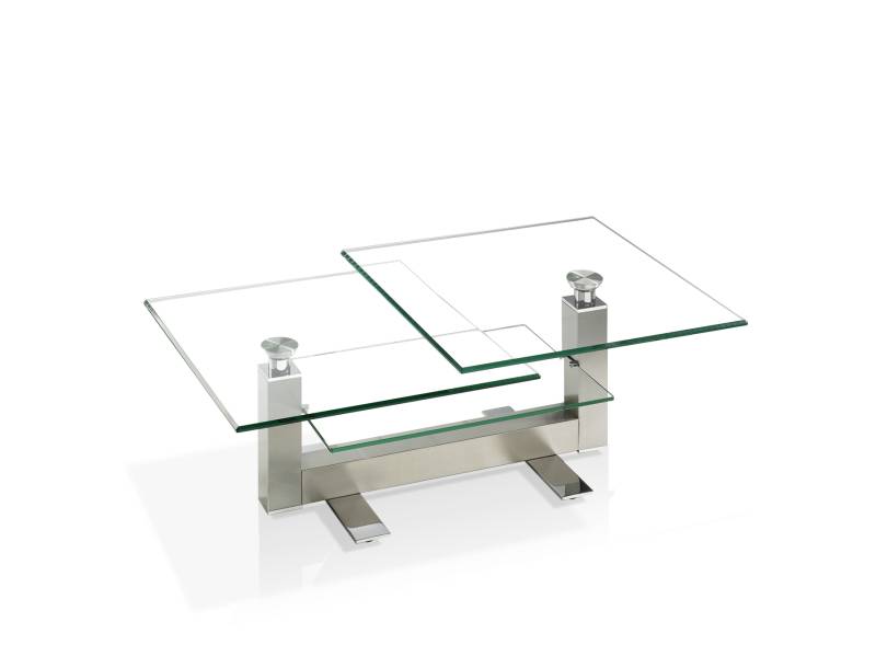 Hasse Möbel Collection Couchtisch 8266NK ca.70 x 70 cm in Platte Klarglas Hasse Möbel Collection Couchtisch 8266NK ca.70 x 70 cm in Platte Klarglas von Hasse Möbel Collection