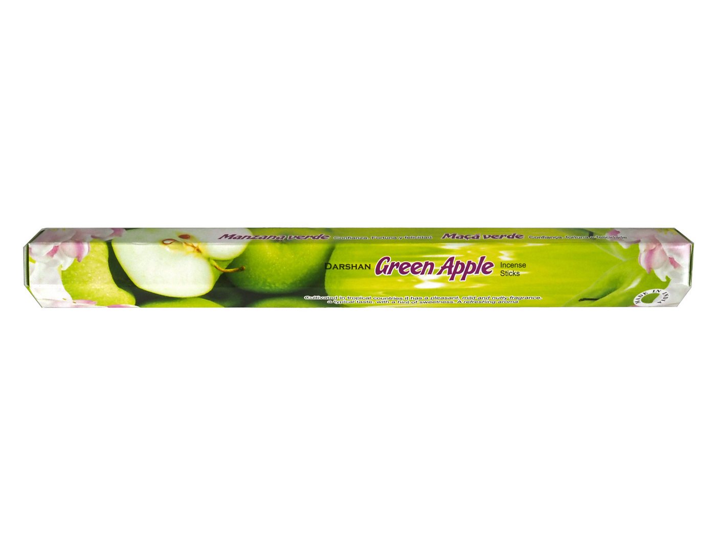 Hathi Räucherstäbchen Darshan Räucherstäbchen GREEN APPLE (Grüner Apfel) von Hathi