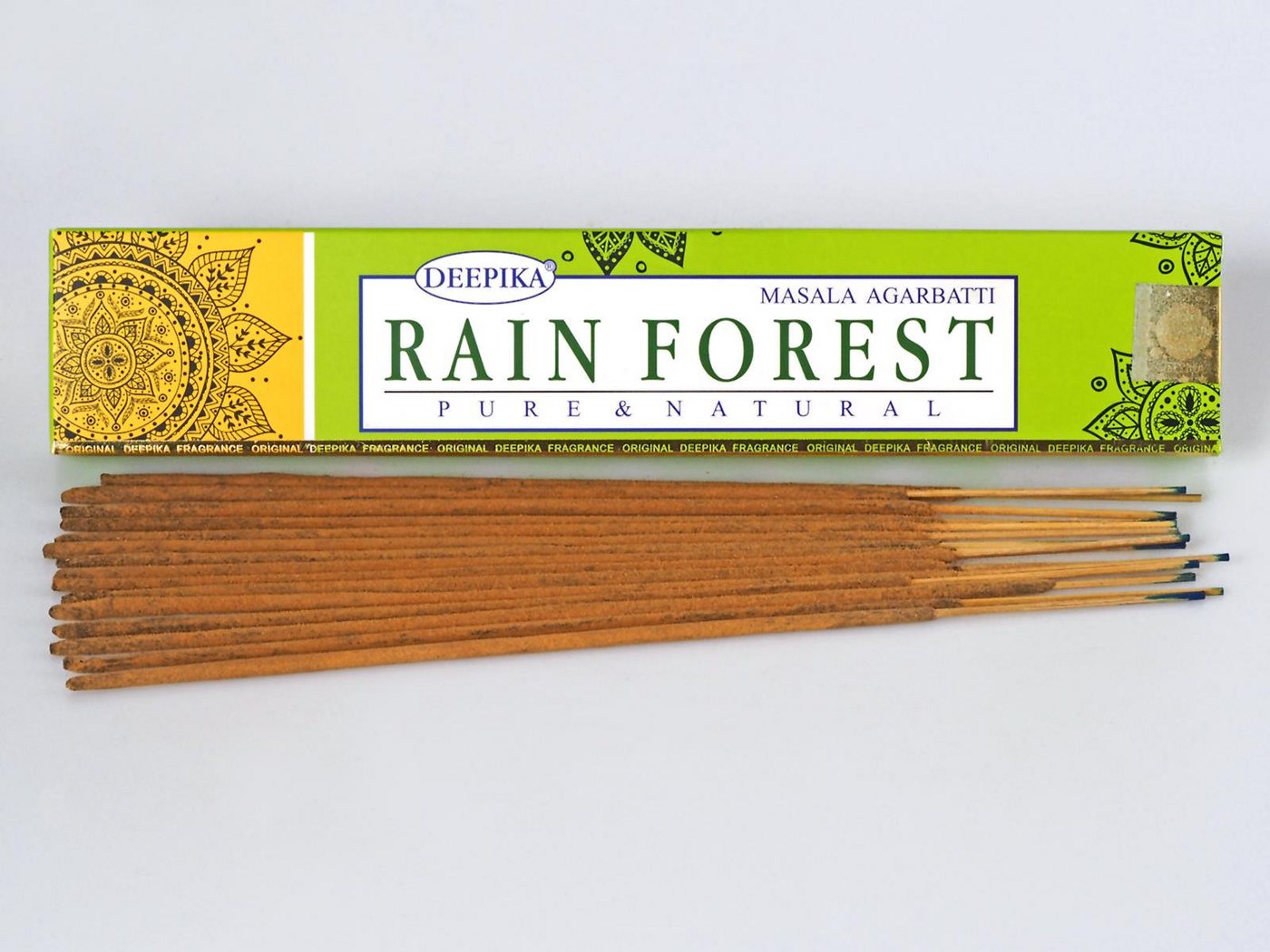 Hathi Räucherstäbchen RAIN FOREST Räucherstäbchen 15 g, DEEPIKA Pure & Natural Masala von Hathi