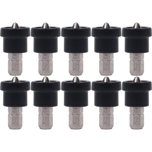 10 Stück 25 mm/50 mm Gipskarton-Positionierschraubendreher-Bits PH2-Schaft PH2 Schraubendreher-Bits für Gipskartonplatten von Hattba