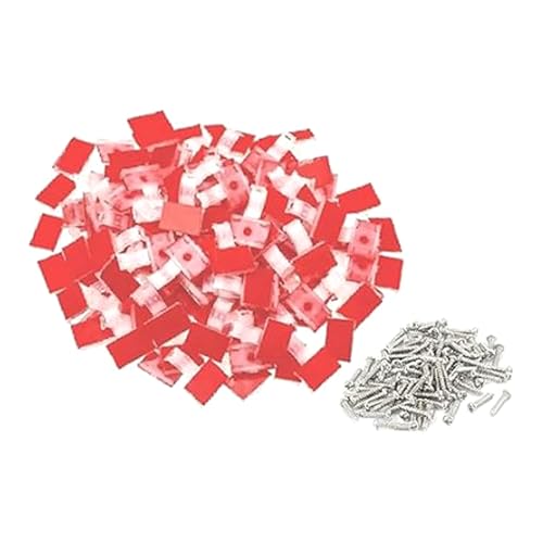 100 Stück LED-Lichtstreifen, Licht-Halterungen, Clip, LED-Lichtstreifen, Halter, Kabel-Organizer, Clip, Kabel-Organizer von Hattba