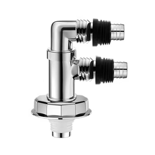 Ablaufschlauchverbinder für Waschmaschine, Ablaufrohradapter, ABS-Gelenk für auslaufsichere Leistung und einfache Installation, einfache Installation, Sanitärzubehör Ablaufschlauchverbinder für Waschmaschine, Ablaufrohradapter, ABS-Gelenk für auslaufsichere Leistung und einfache Installation, einfache Installation, Sanitärzubehör von Hattba