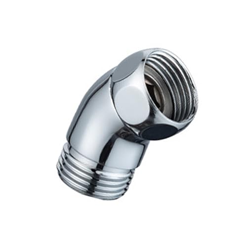 Brause-Winkeladapter für Handbrause, 45-Grad-Anschlüsse, Edelstahl-Konstruktion, poliertes Chrom-Finish Brause-Winkeladapter für Handbrause, 45-Grad-Anschlüsse, Edelstahl-Konstruktion, poliertes Chrom-Finish von Hattba
