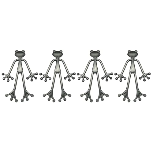 Hattba 4 x Frösche, Pflanzenständer, Frösche, Blumentöpfe, Ständer, Kletterklammern, Garten, Kletterzweig, Pflanzgefäß, Blumentopf von Hattba