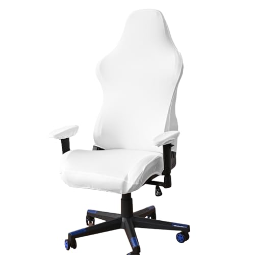 Hattba Abnehmbare Gaming-Stuhlhussen, Stretch-Stoff mit Armlehnenbezügen, für Computer- und Bürostühle, Sesselbezug Hattba Abnehmbare Gaming-Stuhlhussen, Stretch-Stoff mit Armlehnenbezügen, für Computer- und Bürostühle, Sesselbezug von Hattba
