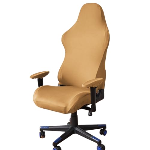 Hattba Abnehmbare Gaming-Stuhlhussen, Stretch-Stoff mit Armlehnenbezügen, für Computer- und Bürostühle, Sesselbezug Hattba Abnehmbare Gaming-Stuhlhussen, Stretch-Stoff mit Armlehnenbezügen, für Computer- und Bürostühle, Sesselbezug von Hattba