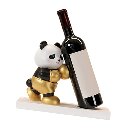 Hattba Einzigartiges Weinregal im Panda-Design, perfekt für Tierliebhaber und Heimdekorations-Enthusiasten, Zubehör, dekorative Halter Hattba Einzigartiges Weinregal im Panda-Design, perfekt für Tierliebhaber und Heimdekorations-Enthusiasten, Zubehör, dekorative Halter von Hattba
