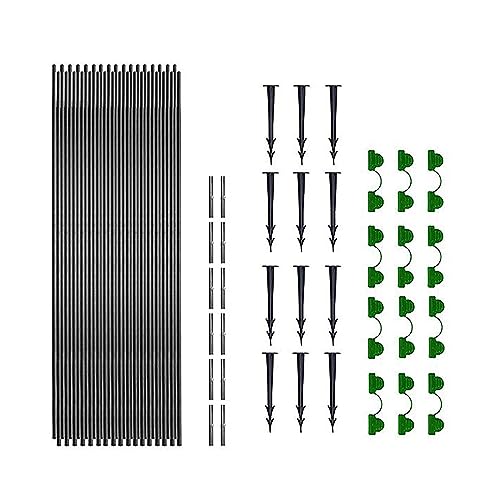 Hattba Gewächshausreifen Grow Tunnel Rostfrei Garten Reifen Rahmen Reihenabdeckung für Gartennetz Hochbeet Pflanzenschatten Gewächshausrahmen Pflanzenabdeckung Gewächshausfolien Hattba Gewächshausreifen Grow Tunnel Rostfrei Garten Reifen Rahmen Reihenabdeckung für Gartennetz Hochbeet Pflanzenschatten Gewächshausrahmen Pflanzenabdeckung Gewächshausfolien von Hattba