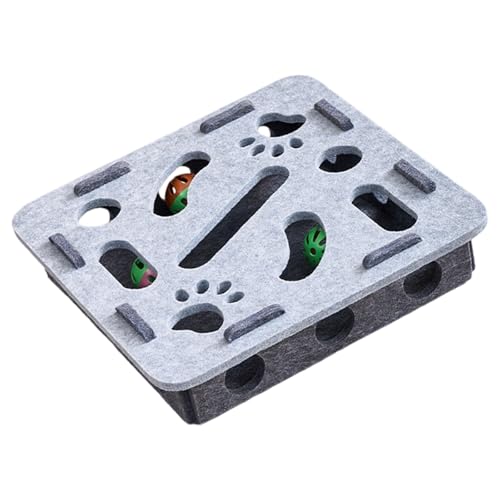 Hattba Interaktion Filz Puzzle Box Katzen Mentale Stimulation Spielzeug Mit Glocken Ball Design Ermutigen Sie Neugier Und Spielen Filz Labyrinth Spielzeug Hattba Interaktion Filz Puzzle Box Katzen Mentale Stimulation Spielzeug Mit Glocken Ball Design Ermutigen Sie Neugier Und Spielen Filz Labyrinth Spielzeug von Hattba