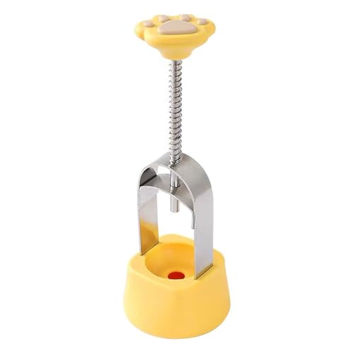 Jujubes Entkerner mit ergonomischem Griff, roter Dattelentkerner mit innovativem Druckknopf, zum Entfernen von Kernen und Fruchtkernen von Hattba