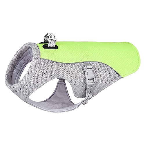 Kühlweste für Haustiere, Hundegeschirr, verstellbar, reflektierend, schnell trocknend, Netzweste für UV-Schutz, kühlende Kleidung, UV-Schutz Kühlweste für Haustiere, Hundegeschirr, verstellbar, reflektierend, schnell trocknend, Netzweste für UV-Schutz, kühlende Kleidung, UV-Schutz von Hattba