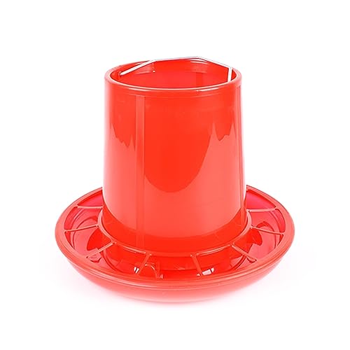 Kükenfütterungs-Set für Geflügel, Küken, Hängebehälter für Bauernhofställe, Bewässerungs-Kits, Enten, Outdoor, Hühner-Futterstation, Hühnerfütterungszubehör, Hänge-Futterstation, Geflügelzubehör von Hattba