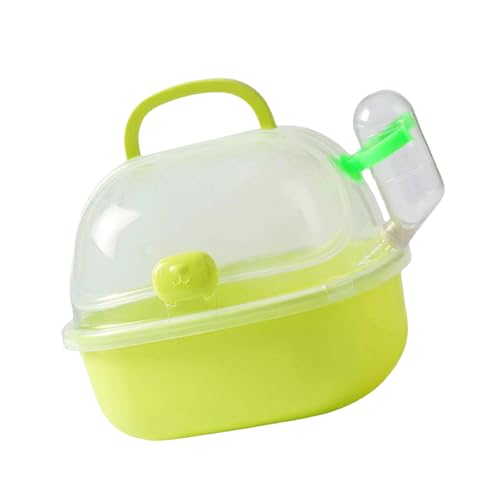 Langlebiger Nagerkäfig Reisekäfig ausbruchsicher Hamstergehege Sicherheitskäfig für Zuhause und Outdoor-Abenteuer, leichte Hamsterbox von Hattba