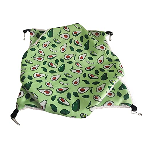 Meerschweinchenkäfig, mehrlagig, weich, für Papageien, Eichhörnchen, Hamster, Hamster, Hamster, Hängematte, Kleintiere, hängendes warmes Bett Meerschweinchenkäfig, mehrlagig, weich, für Papageien, Eichhörnchen, Hamster, Hamster, Hamster, Hängematte, Kleintiere, hängendes warmes Bett von Hattba