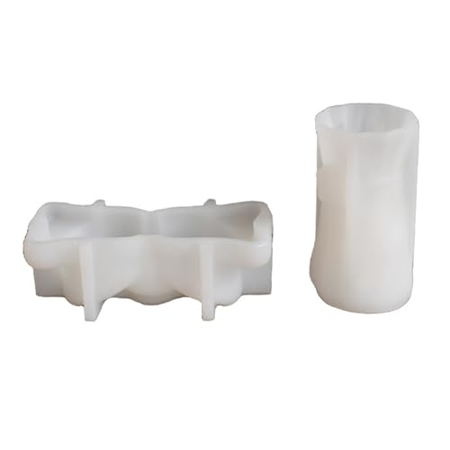 Set mit 2 Zubehör-Formen, Schleifen-Form, Silikon-Textur für Handarbeit, Kerzenständer, Hochzeitsdekoration, Form von Hattba
