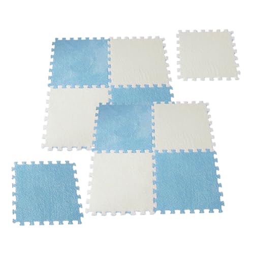 Spleißmatte, weicher Raumteppich für Kleinkinder, kleine Kinder, Nachttischdecke, schmutzabweisend, Fußmatten, Schlafzimmerteppich, 10 Stück Spleißmatte, weicher Raumteppich für Kleinkinder, kleine Kinder, Nachttischdecke, schmutzabweisend, Fußmatten, Schlafzimmerteppich, 10 Stück von Hattba