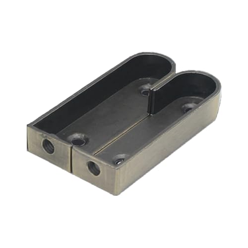 Tragbare, stabile Schrankstangenflansche für Kleiderschrank und Gardinenstange, einfache Installation im Schlafzimmer oder Geschäft, Verwendung von Kleiderschrank-Hardware von Hattba