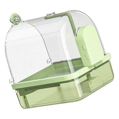 Vogelbadewanne Spaß Spritzen Automatischer Brunnen für Papageien und kleine Haustiere Duschbox für Wellensittiche Nymphensittiche Vogeldusche Haustier Vögel von Hattba