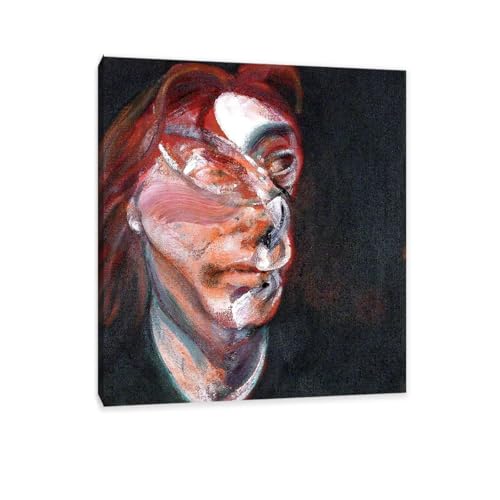 Hau3sh3a Francis Bacon Bilder Ein Porträt von Isabel Rawsthorne kunstdruck auf leinwand abstrakt Reproduktion auf Leinwand Wohnzimmer Wanddeko Bilderwand Geschenk60x50cm(24x20in) Gerahmt von Hau3sh3a