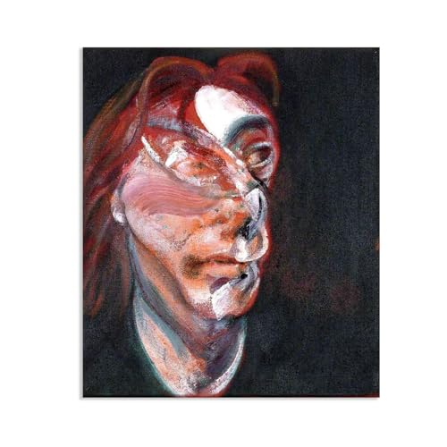 Hau3sh3a Francis Bacon Bilder Ein Porträt von Isabel Rawsthorne kunstdruck auf leinwand abstrakt Reproduktion auf Leinwand Wohnzimmer Wanddeko Bilderwand Geschenk70x60cm(28x24in) Rahmenlos von Hau3sh3a