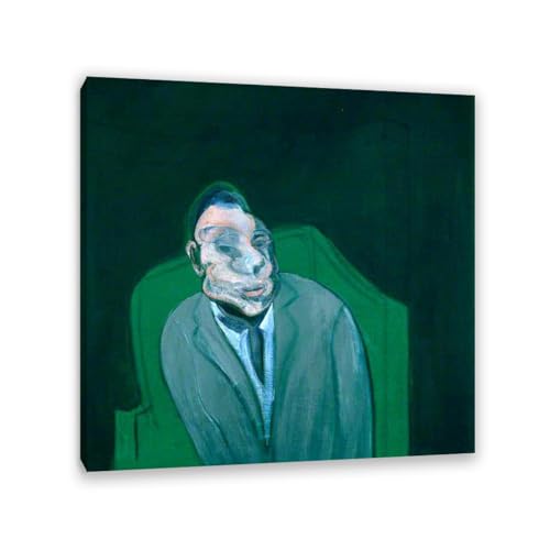 Hau3sh3a Francis Bacon Bilder Leiter eines Mannes kunstdruck auf leinwand abstrakt Reproduktion auf Leinwand Wohnzimmer Wanddeko Bilderwand Geschenk50x50cm(20x20in) Gerahmt von Hau3sh3a