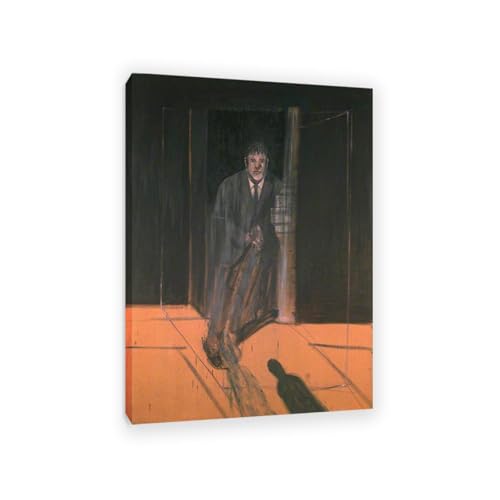 Hau3sh3a Francis Bacon Bilder Lucian Freud kunstdruck auf leinwand abstrakt Reproduktion auf Leinwand Wohnzimmer Wanddeko Bilderwand Geschenk42x30cm(17x12in) Gerahmt von Hau3sh3a