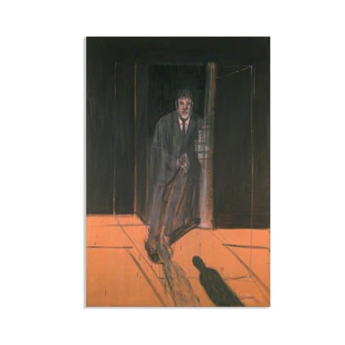 Hau3sh3a Francis Bacon Bilder Lucian Freud kunstdruck auf leinwand abstrakt Reproduktion auf Leinwand Wohnzimmer Wanddeko Bilderwand Geschenk42x30cm(17x12in) Rahmenlos von Hau3sh3a
