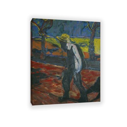Hau3sh3a Francis Bacon Bilder Studieren Sie ein Porträt von Van Gogh IV kunstdruck auf leinwand abstrakt Reproduktion auf Leinwand Wohnzimmer Wanddeko Bilderwand Geschenk90x70cm(35x28in) Gerahmt von Hau3sh3a