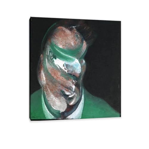 Hau3sh3a Francis Bacon Bilder Studieren Sie für Leiter von Lucian Freud kunstdruck auf leinwand abstrakt Reproduktion auf Leinwand Wohnzimmer Wanddeko Bilderwand Geschenk35x30cm(14x12in) Gerahmt von Hau3sh3a
