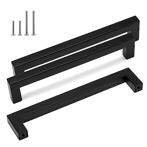 HauSun 10 Stück Möbelgriffe 160mm Schwarz Küchengriffe aus Edelstahl Schrankgriffe mit Schrauben Türgriffe Möbelgriff Küchengriff Schrankgriffe HauSun 10 Stück Möbelgriffe 160mm Schwarz Küchengriffe aus Edelstahl Schrankgriffe mit Schrauben Türgriffe Möbelgriff Küchengriff Schrankgriffe von HauSun