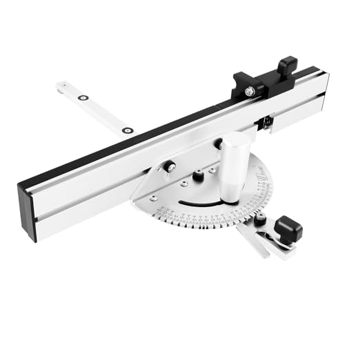 450mm Gehrungslehre für Tischkreissäge & Router - Präzisions Winkelanschlag mit Skala & Aufbewahrungsbox, inkl. Transporttasche für Holzwerken & DIY 450mm Gehrungslehre für Tischkreissäge & Router - Präzisions Winkelanschlag mit Skala & Aufbewahrungsbox, inkl. Transporttasche für Holzwerken & DIY von HauTour