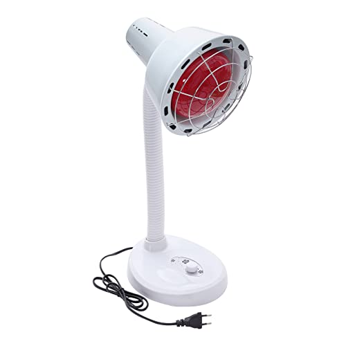 HauTour Infrarotlampe Rotlichtlampe 275W Wärmelampe Infrarot Lampe mit Bodenstativ Infrarotstrahler Temperatur und Höhenverstellbar Wärmelampe Rotlichtlampe für Erkältungen Linderung Von Arthritis von HauTour