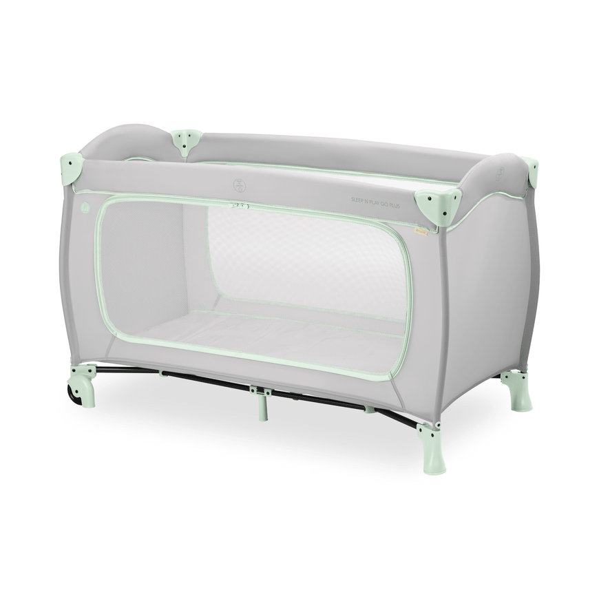 B-Ware Hauck Sleep N Play Go Plus Beistellbett Reisebett Babybett Dusty Mint Faltbar von Hauck