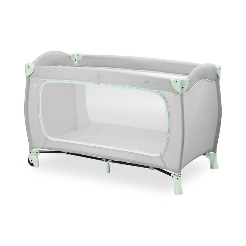 B-Ware Hauck Sleep N Play Go Plus Beistellbett Reisebett Babybett Dusty Mint Faltbar von Hauck