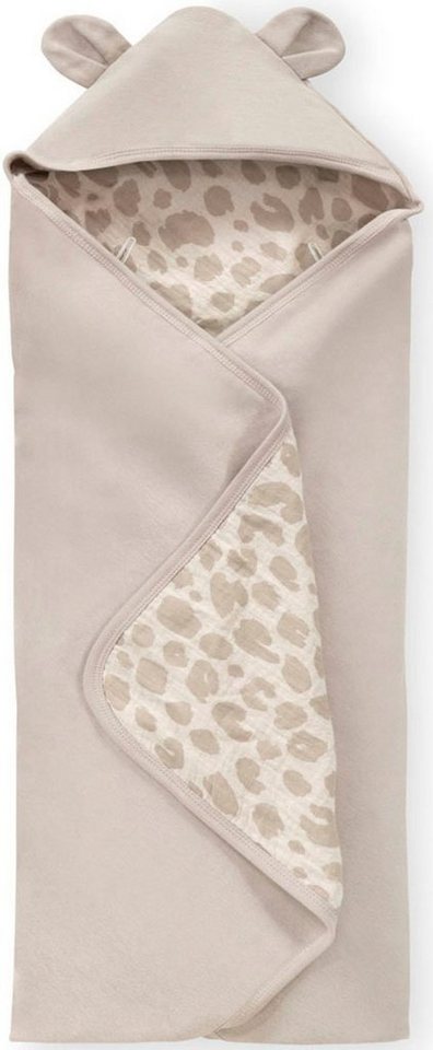 Babydecke Baby Einschlagdecke, Snuggle N Dream leo natural, Hauck, mit Kapuze von Hauck