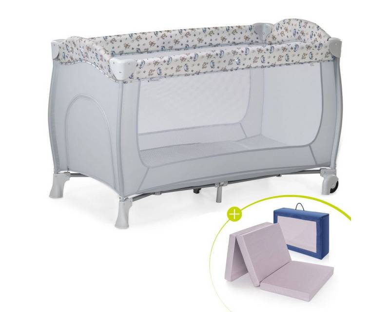 Hauck Baby-Reisebett Set Sleep'n Play Go Plus - Disney - Pooh Exploring, Baby Kinder Reisebett faltbar mit Einstieg, Rollen, Matratze & Tasche Hauck Baby-Reisebett Set Sleep'n Play Go Plus - Disney - Pooh Exploring, Baby Kinder Reisebett faltbar mit Einstieg, Rollen, Matratze & Tasche von Hauck