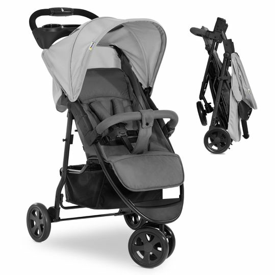 Hauck Buggy Kinderwagen Kinderbuggy Kombikinderwagen Baby Wagen Citi Neo 3 Grey B-Ware von Hauck