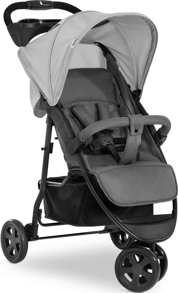 Hauck Dreirad-Kinderwagen Citi Neo 3, grey, mit schwenk- und feststellbarem Vorderrad von Hauck